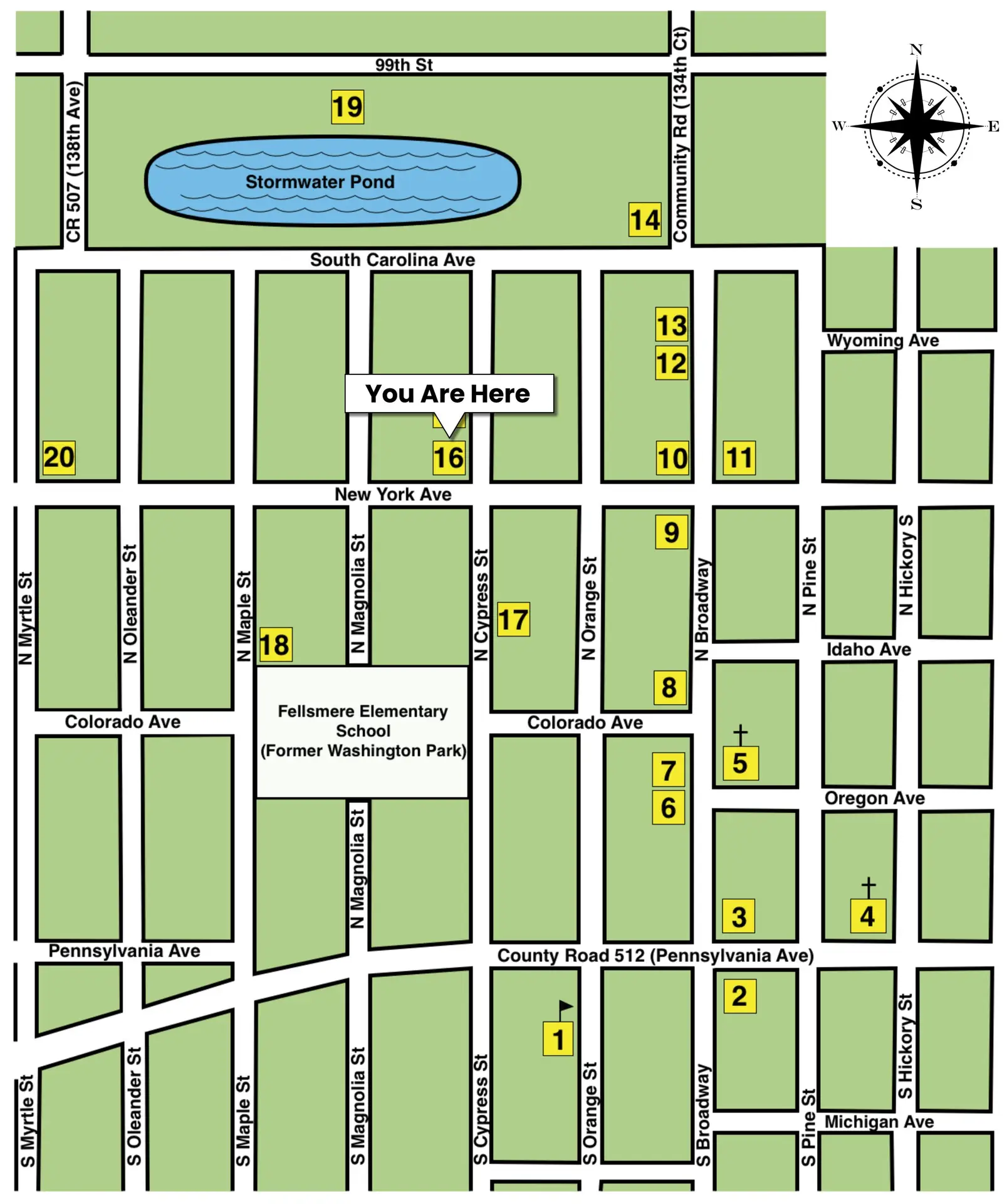 Map Marker Stop 16