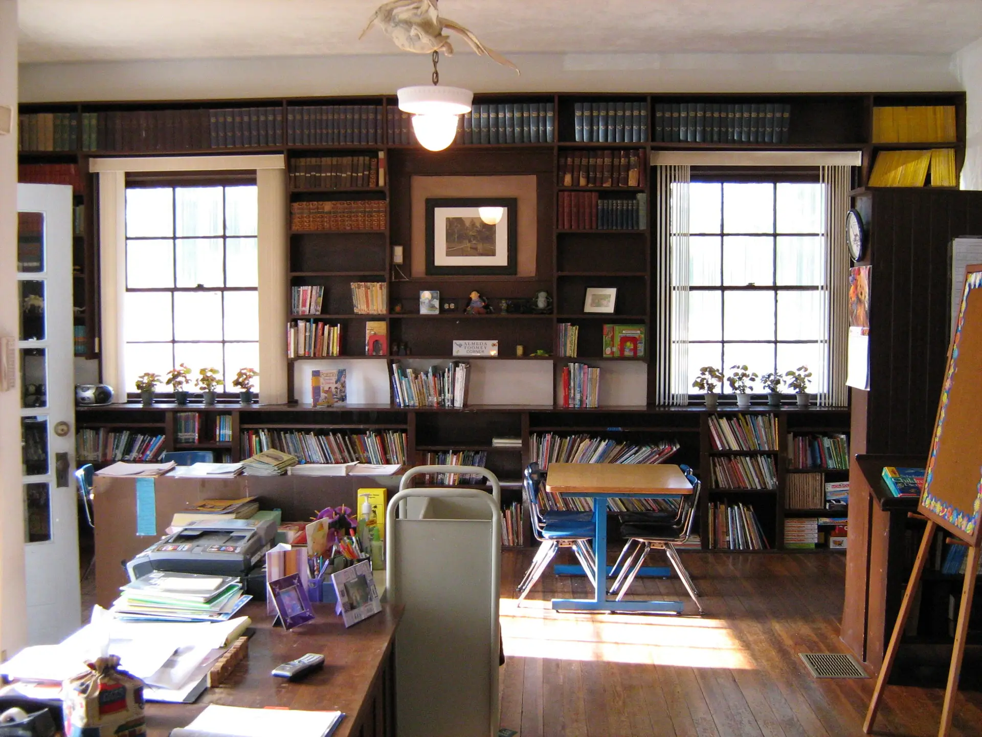 Marian Fell Library South Wall Interior 5-5-2008